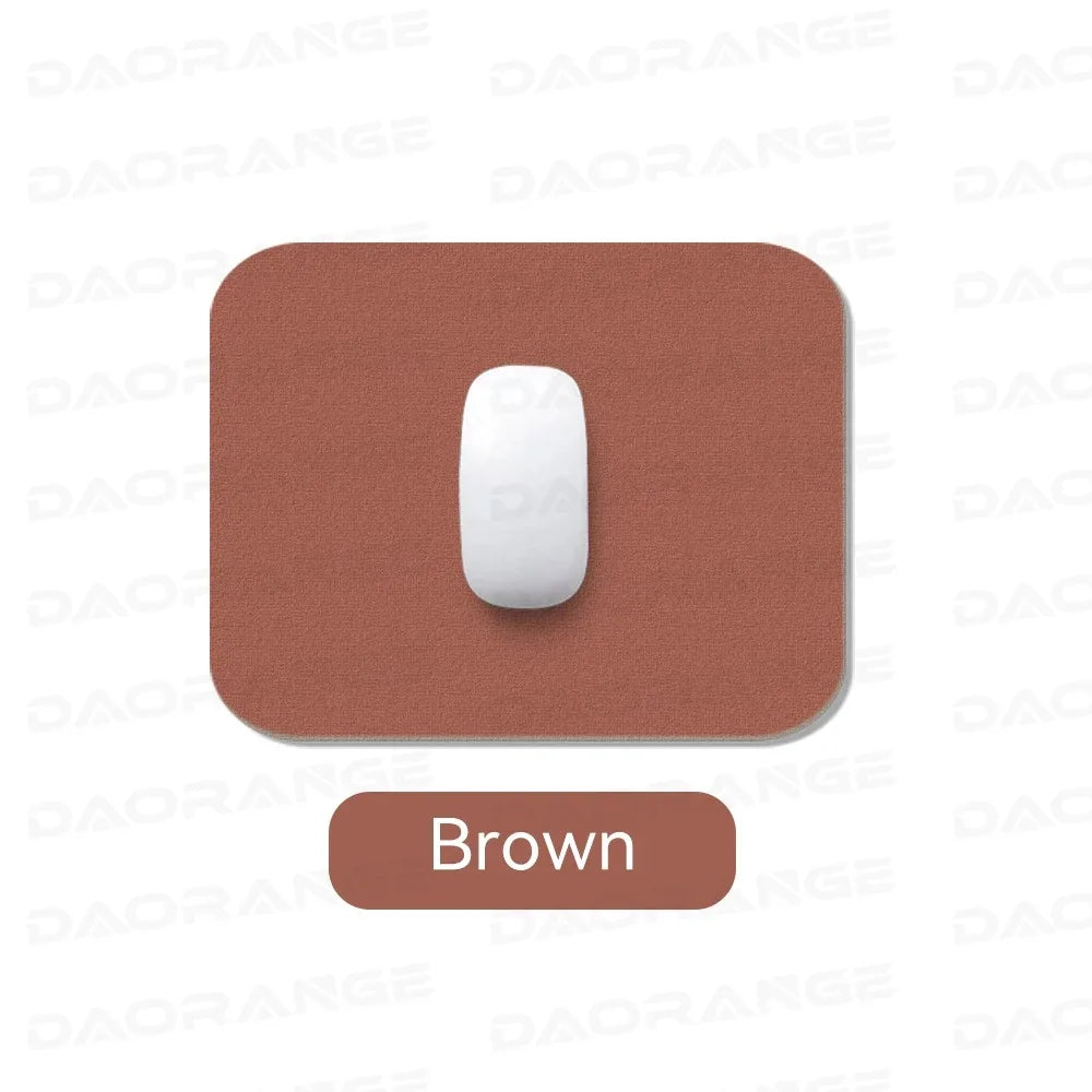 Small PU mouse pad Non-Slip Gaming Desktop Mouse Pad Waterproof Anti-Scratch Easy To Clean Mat For PC Laptop Desktop