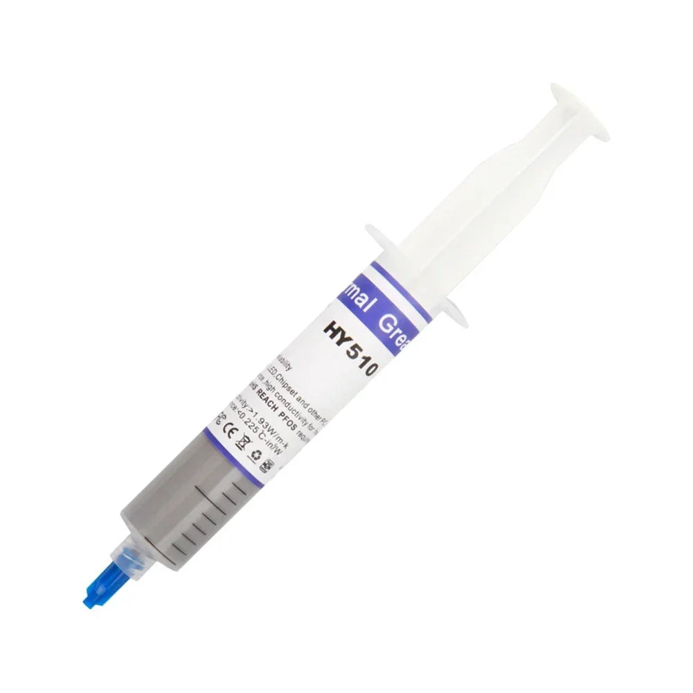 HY510 Thermal Conductive Silicone Grease Paste for GPU CPU Chipset Cooling
0.5g 2g 20g 30g