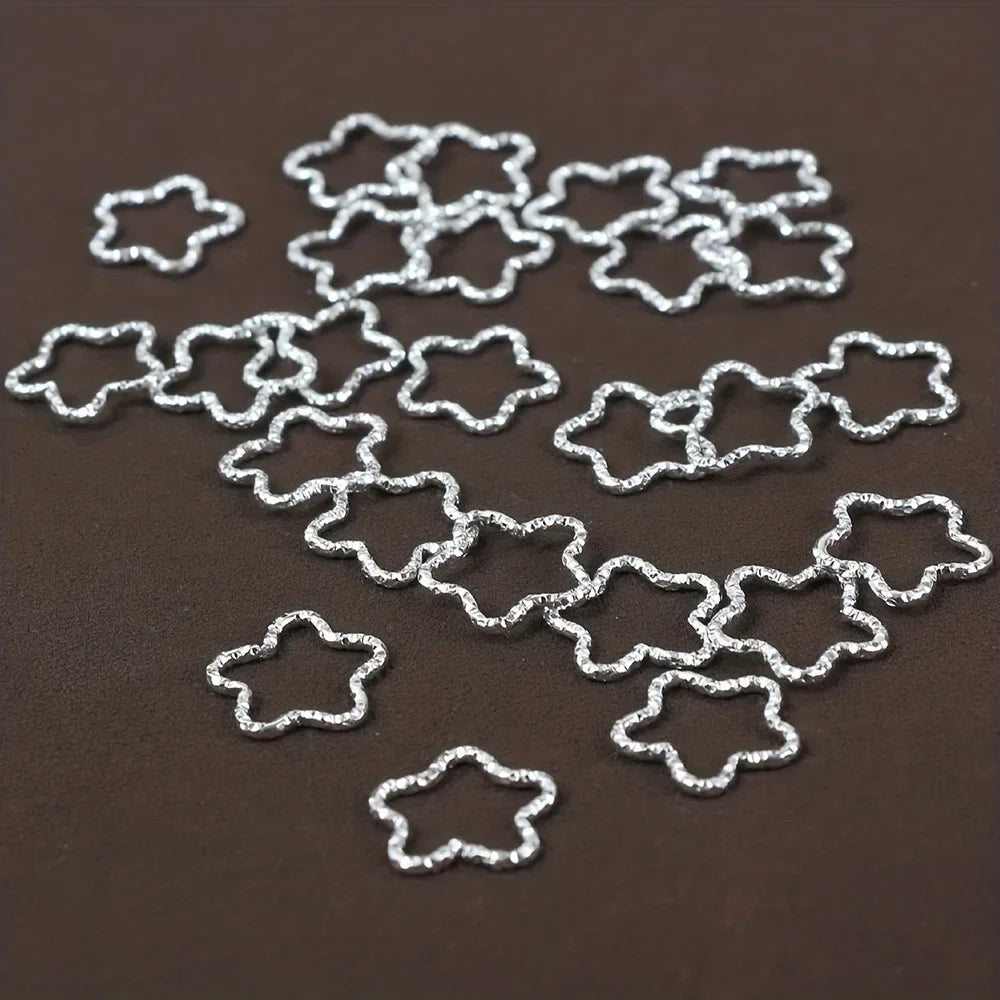 30PCS Hair Cuffs Rings Multi Style Braids  Alloy five-pointed star Hair Cuffs For Braids Metal Dreadlock Beads Accessories