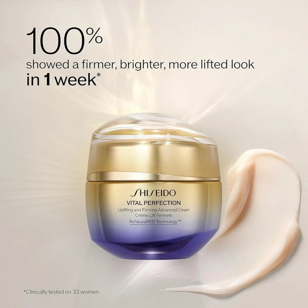 SHISEIDO Vital Perfection Cream SPF 30 (15ml/50ml), for Normal to Dry Skin - Visibly Lifts & Firms, Original Japanese Skin Cares