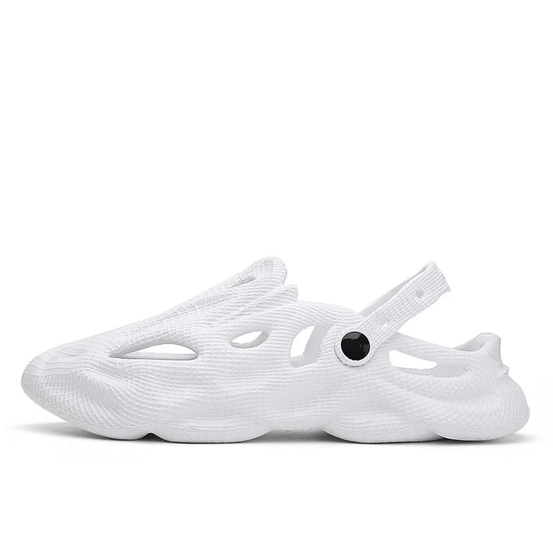 Comwarm Men's Summer Slippers Fashion Outdoor Lightweight Beach Sandals New Soft Sole Breathable Slides Casual House Flip Flops
