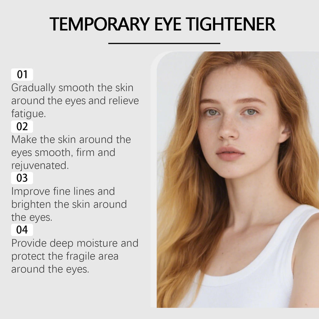 Eye Cream Lifting Firming Hydrating Dark Circle Reduction Fine Lines Smoothing Massage Treatment With Brush Gentle Daily Care
