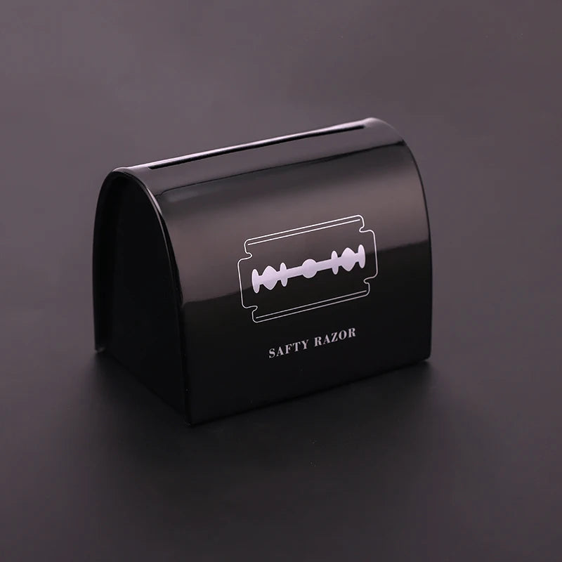 Barber Sharps Storage Box  Razor Blade Small Capacity Waste Collect Wast Hairdresser Waste Cutting Tool Recycling Safety Case