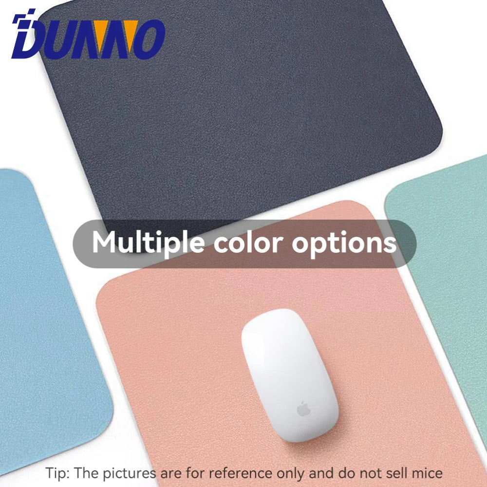 Small PU mouse pad Non-Slip Gaming Desktop Mouse Pad Waterproof Anti-Scratch Easy To Clean Mat For PC Laptop Desktop