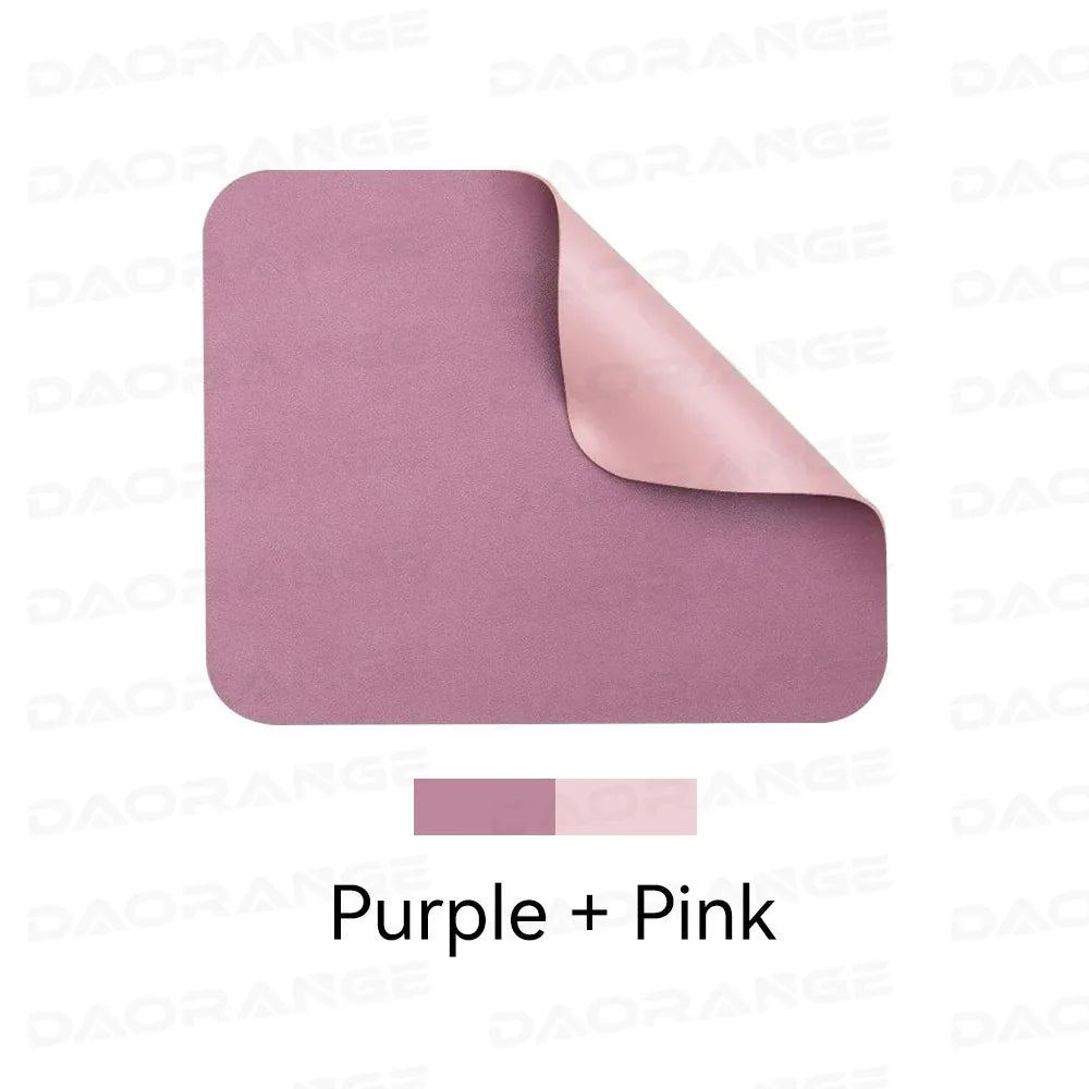 Small PU mouse pad Non-Slip Gaming Desktop Mouse Pad Waterproof Anti-Scratch Easy To Clean Mat For PC Laptop Desktop