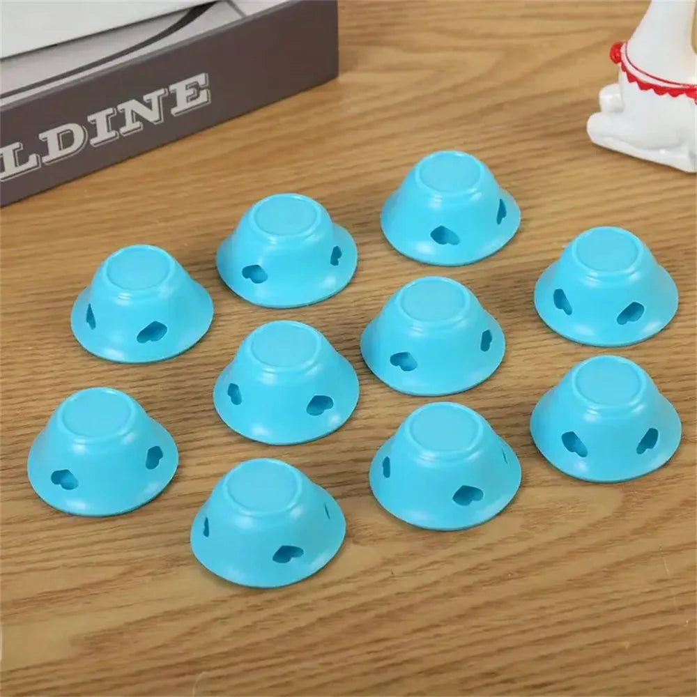 10/20pcs Mushroom Hair Curlers Soft Gentle Hair Care Rollers Non-Slip Silicone Wave Formers for Easy DIY Styling Curling Tools