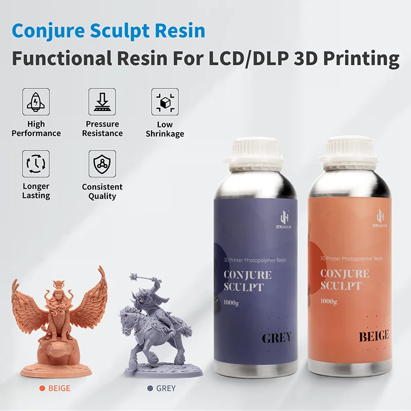 Conjure Sculpt 405nm UV Photopolymer  Resin Jamg He  For Elegoo/Anycubic/Creality SLA LCD 3D Printer Chitu systems